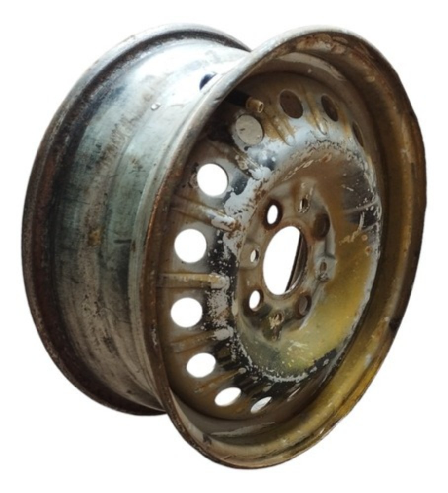 Roda De Ferro Aro 13 Fiat Uno 4 Furos Preta 2000 2001 2002 9
