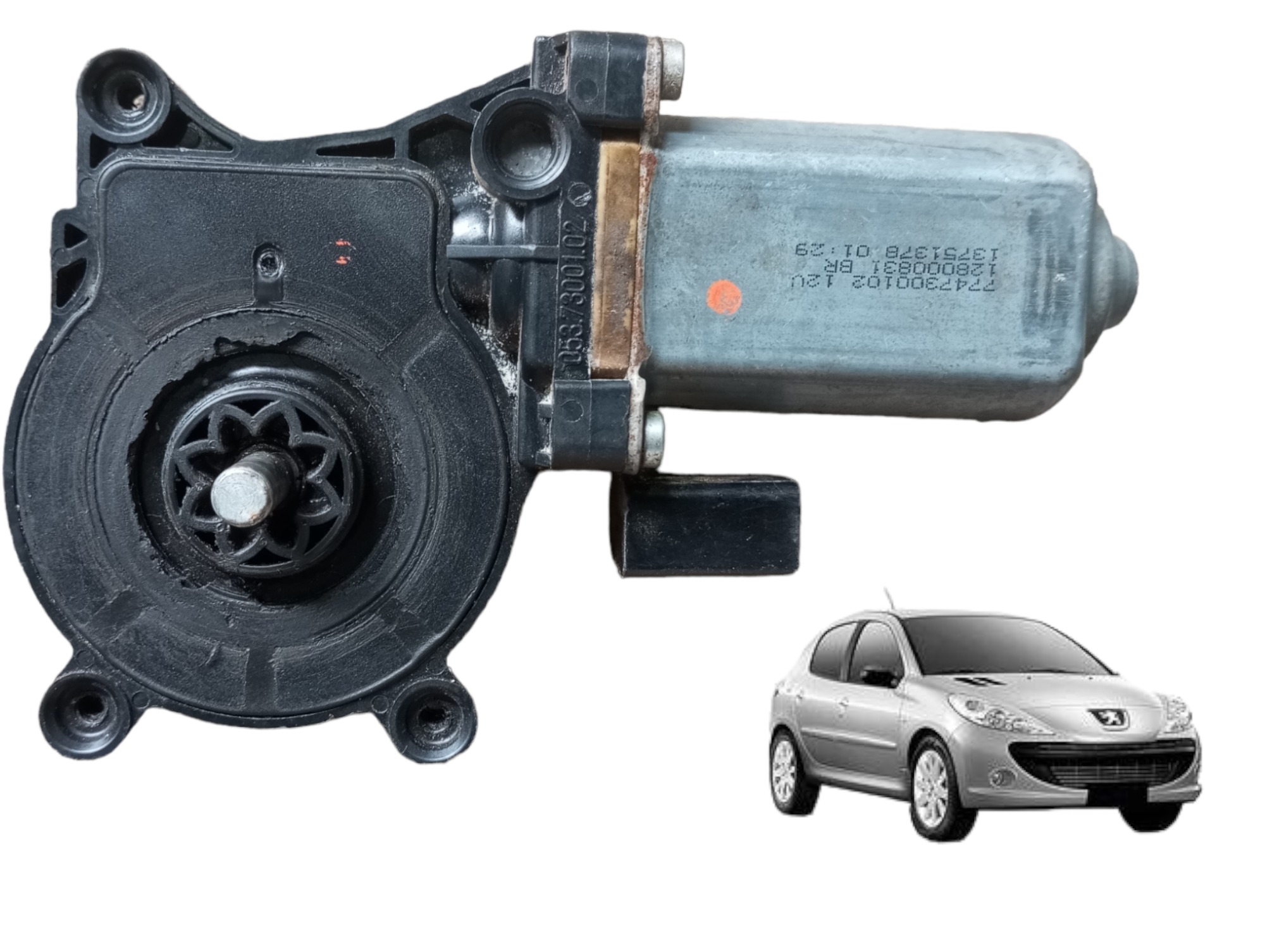 Motor Máquina Vidro Traseira Direita Peugeot 207 2007 A 2010 1