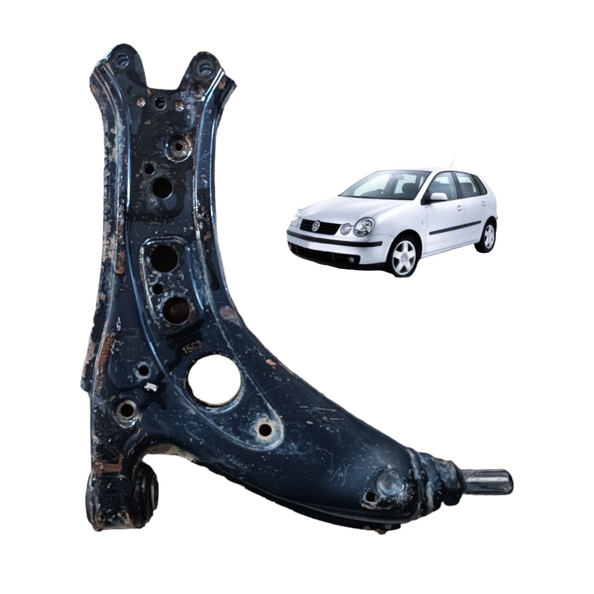 Bandeja Suspensão Dianteira Esquerda Vw Polo 1.6 2002 2006