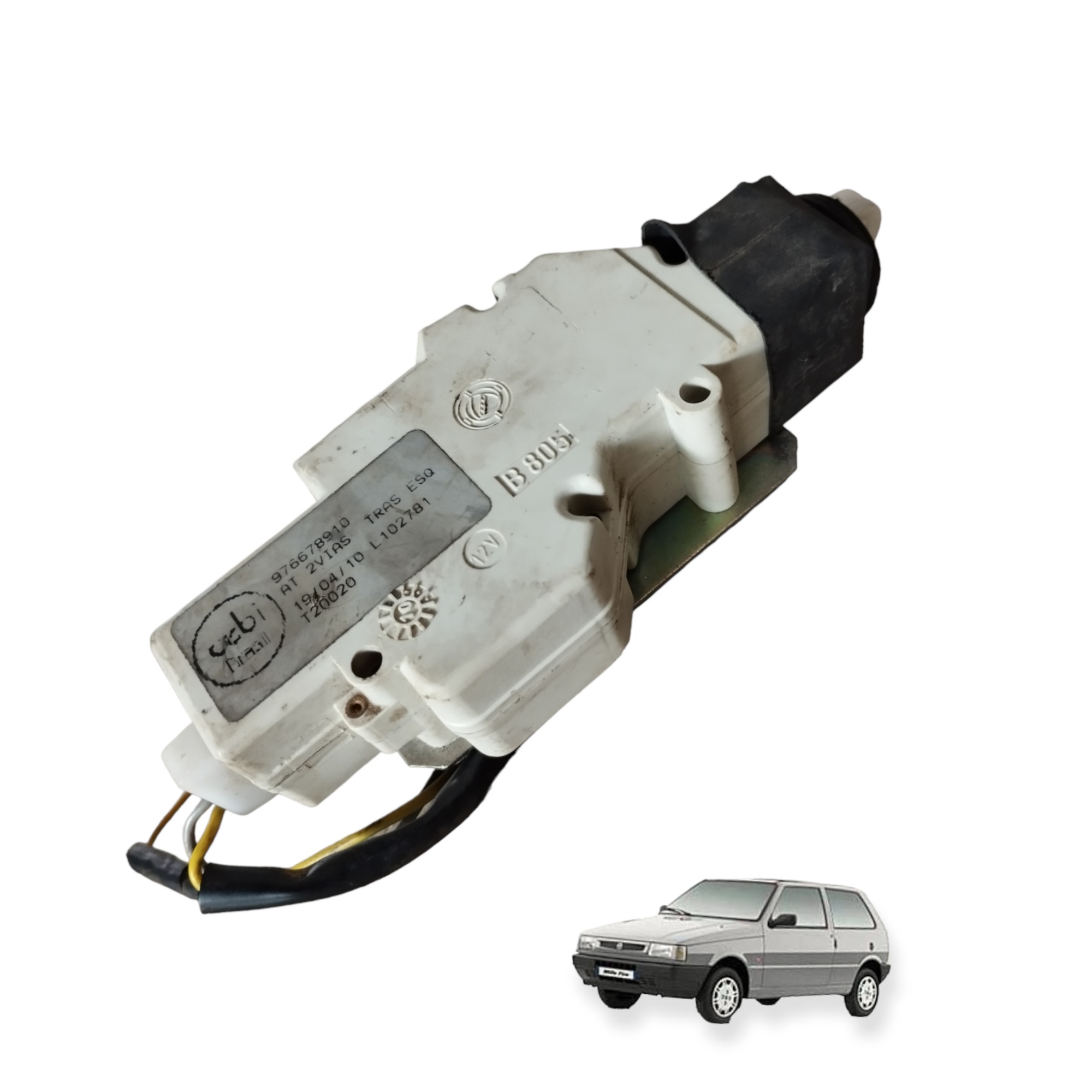 Trava Elétrica Traseira Esquerda Fiat Uno 1.0 976678910 2000