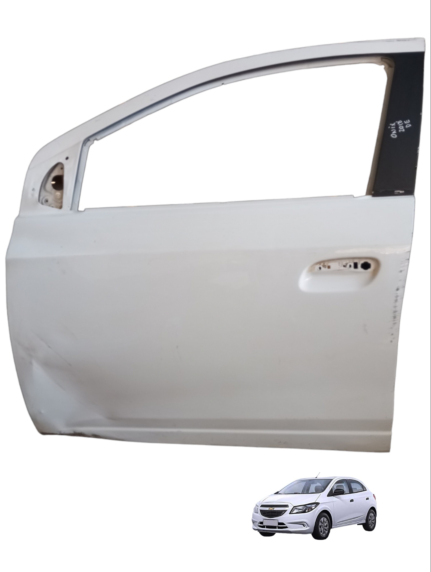 Porta Dianteira Esquerda Gm Ônix 1.0 2017 A 2020 52141385  Dianteira Esquerdo Branco 1