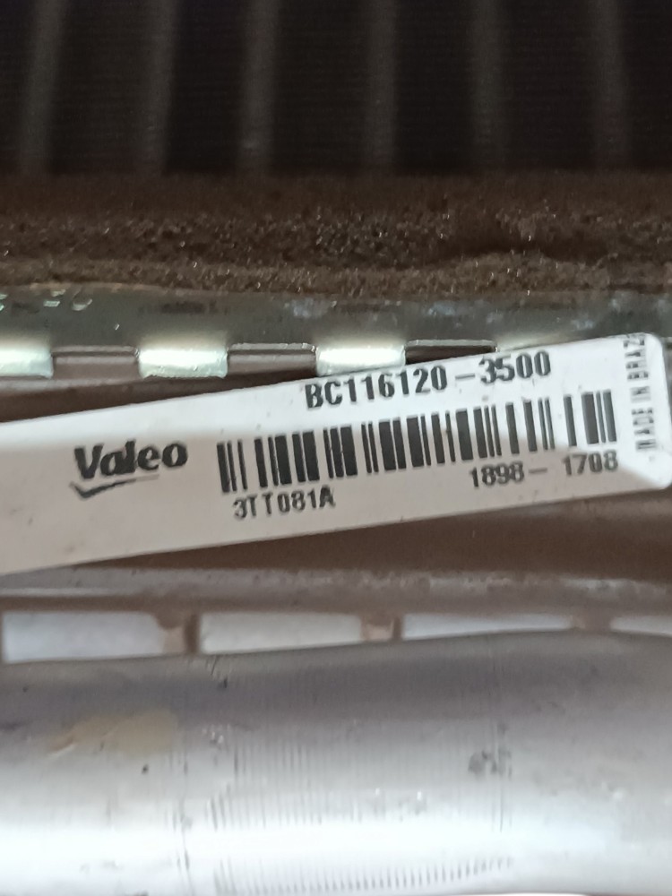 Radiador Ar Quente New Civic 1.8 2007 2008 2009 2010 2011 8
