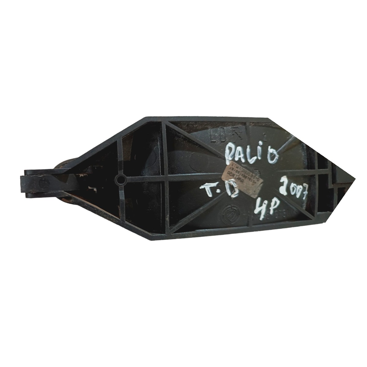 Maçaneta Externa Traseira Direita Fiat Palio 1.0  2005 2012 Preto Traseira 8