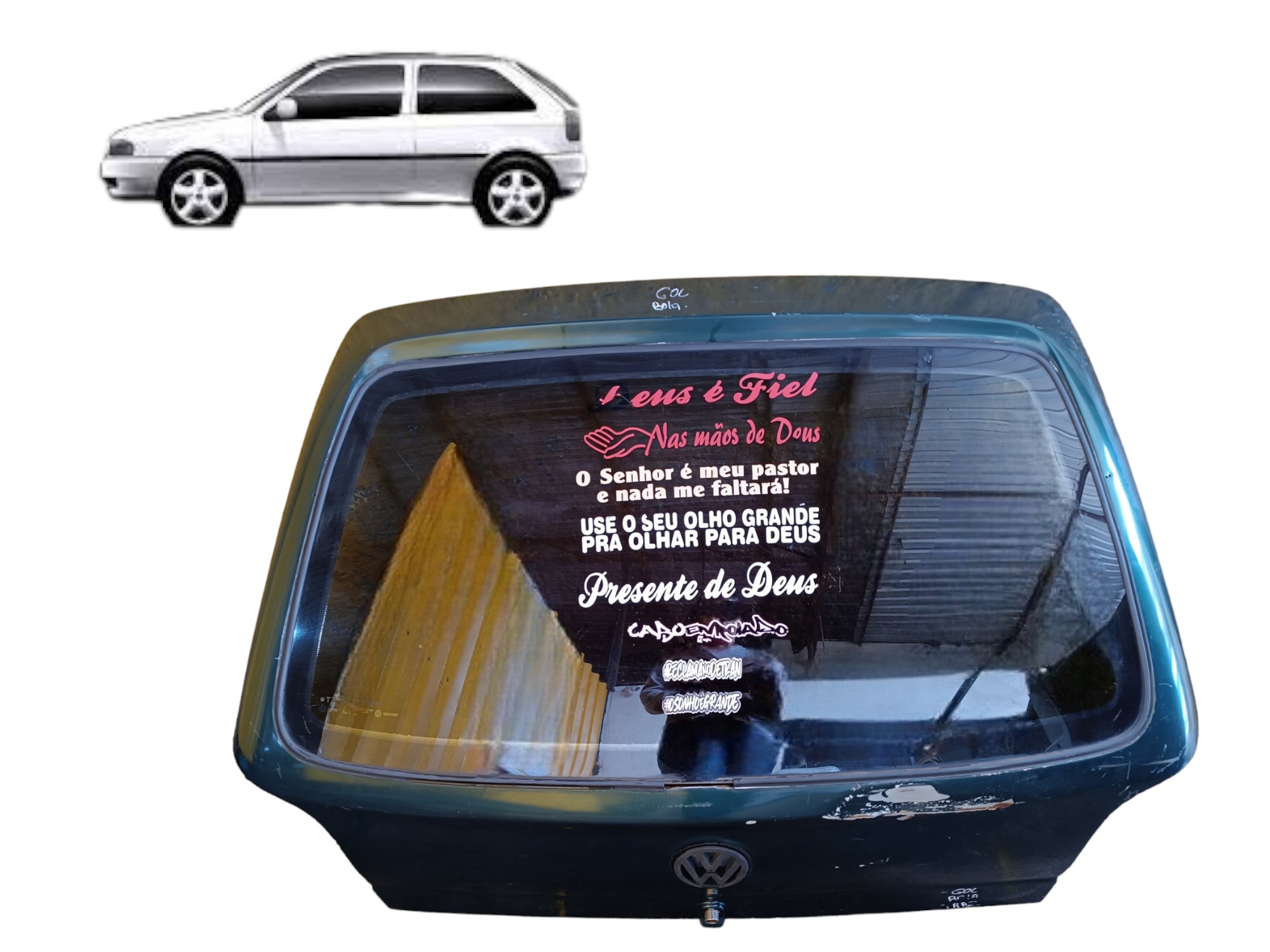 Tampa Traseira Com Vidro Gol Bola G2 1994 1995 1996 1997 1