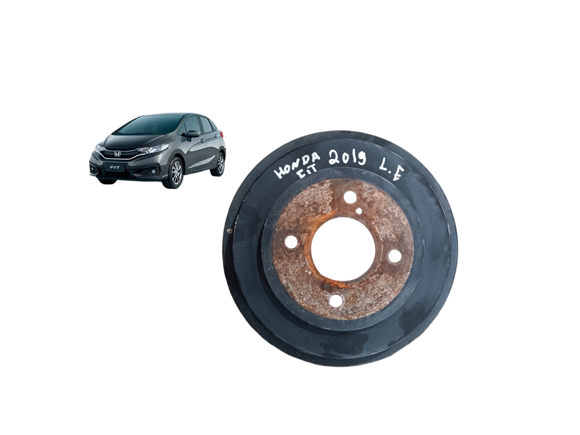Cubo Roda Traseira Esquerda Honda Fit 1.5 2014 2015 2016