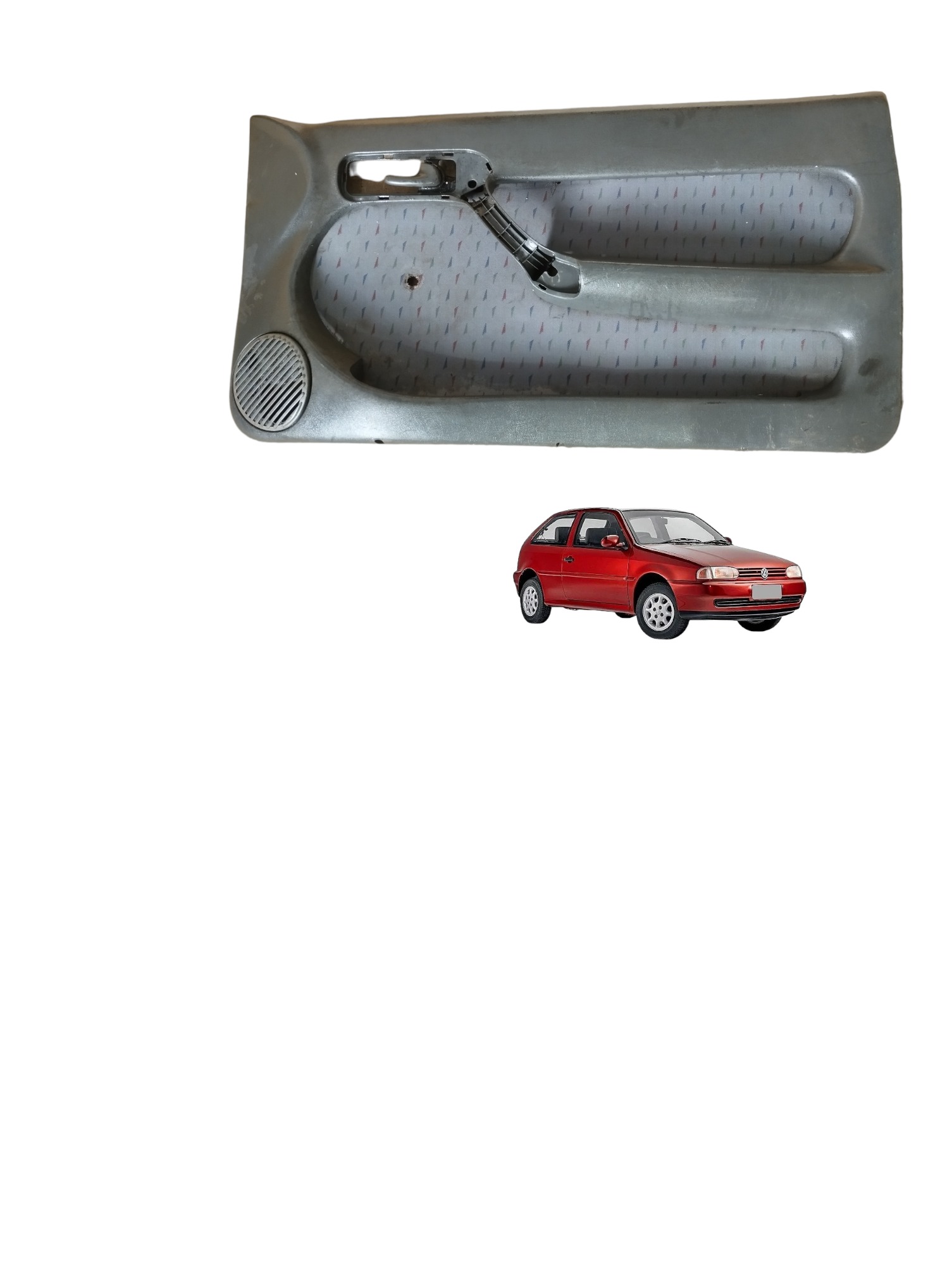 Forro Porta Direito Vw Gol G2 2 Portas 1998 2000 5w4867011 Cinza 1