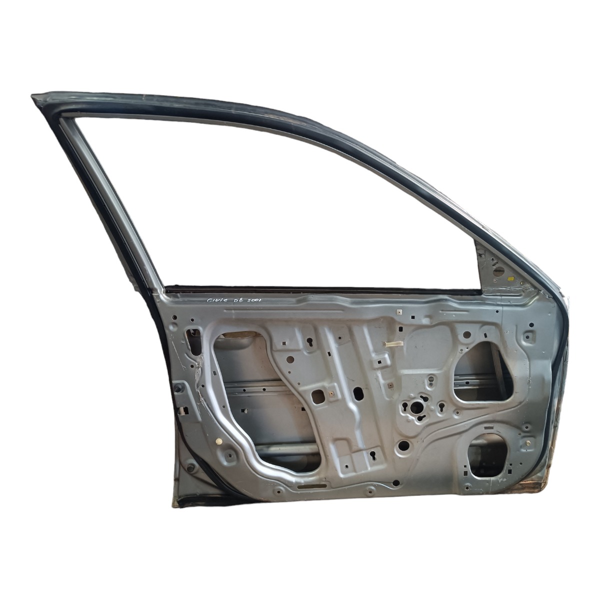 Porta Dianteira Esquerda Honda Civic 1.7 2001 2002 2003 2004 Dianteira Esquerdo Cinza 2