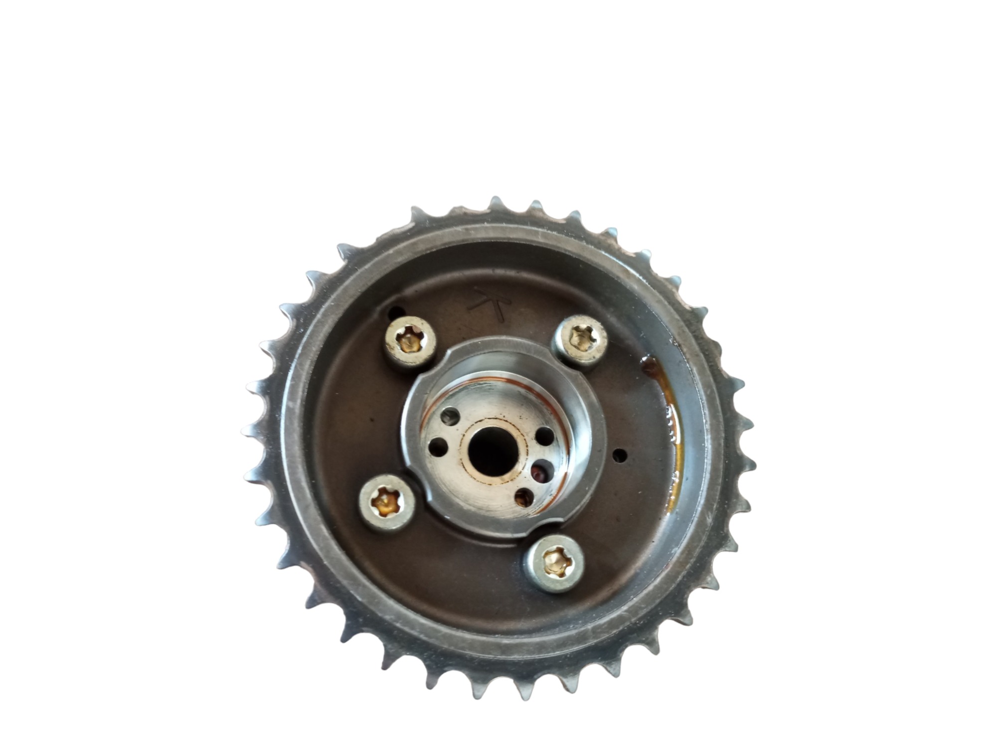 Polia Corrente Comando Hyundai Hb20 1.0 3cc 2016 2017 2018 Cinza 4