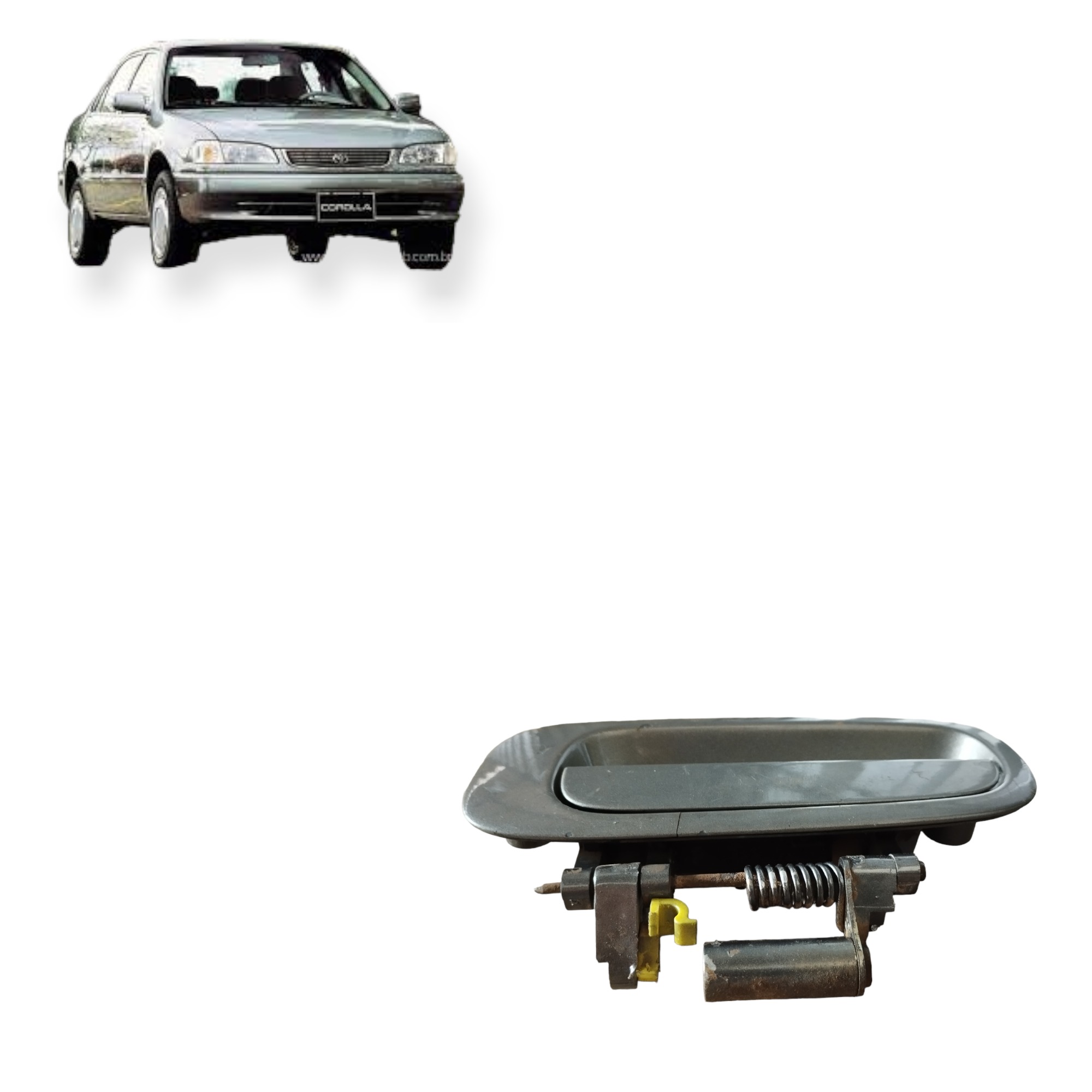 Maçaneta Externa  Traseira Esquerda Corolla 1998 A 2002 1
