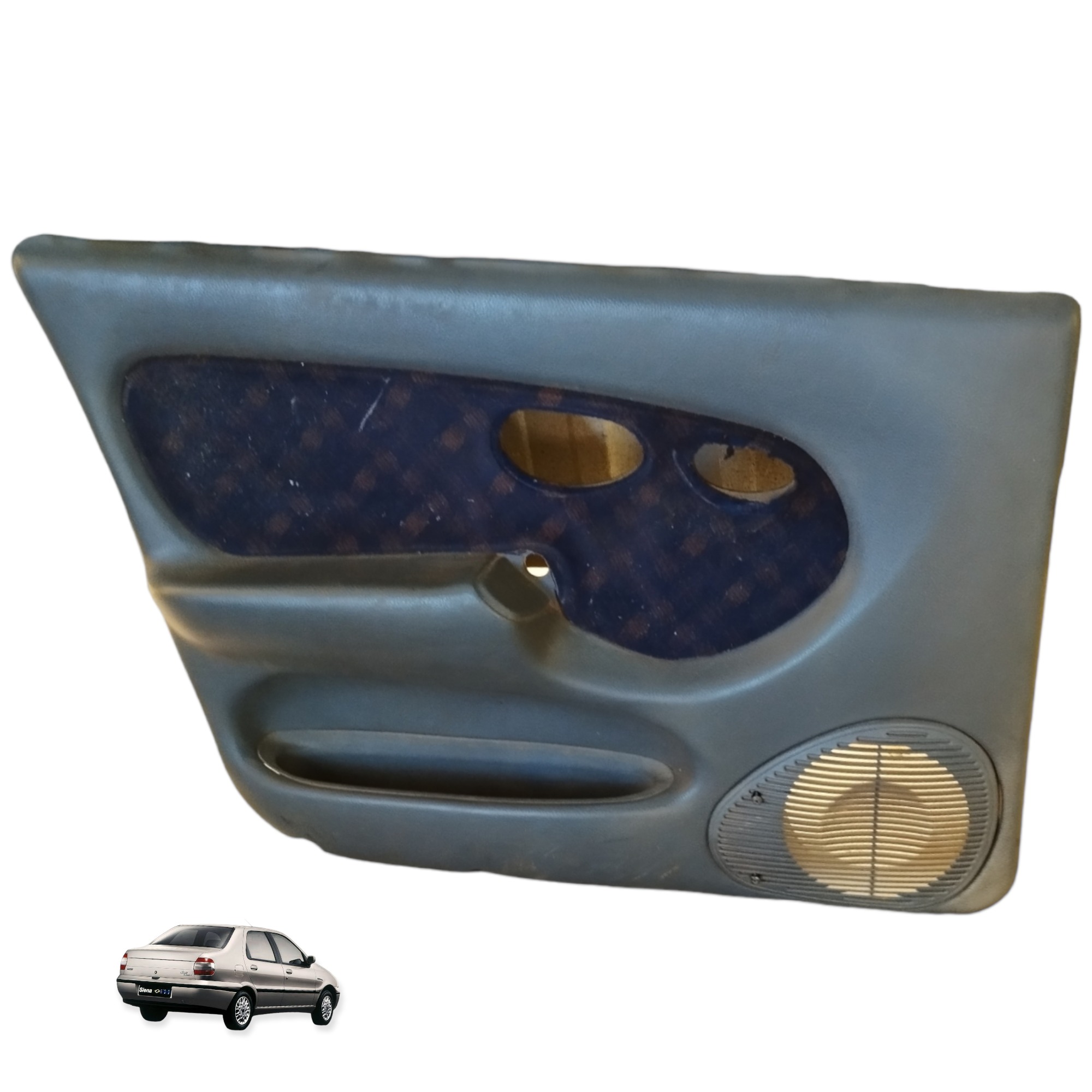 Forro De Porta Dianteira Esquerda Fiat Siena 1.0 1999  Cinza 2