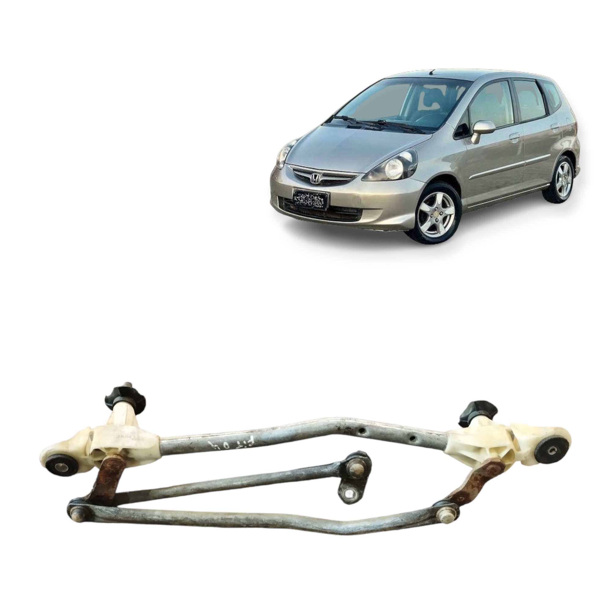 Galhada Limpador Honda Fit 2003 A 2007 1.4  Gasolina 2