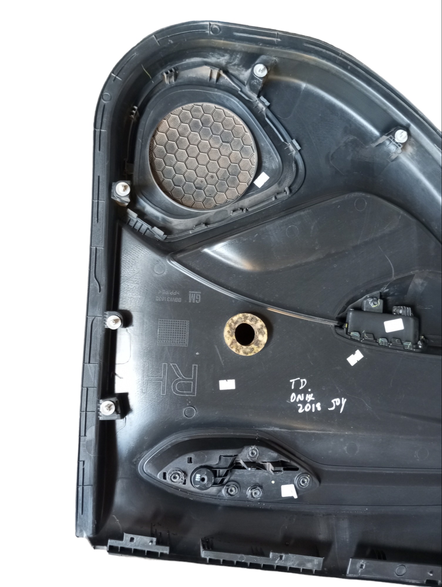 Forro Porta Traseiro Direito Gm Ônix 1.0 2017 A 2020 Bbw3163 Preto 10