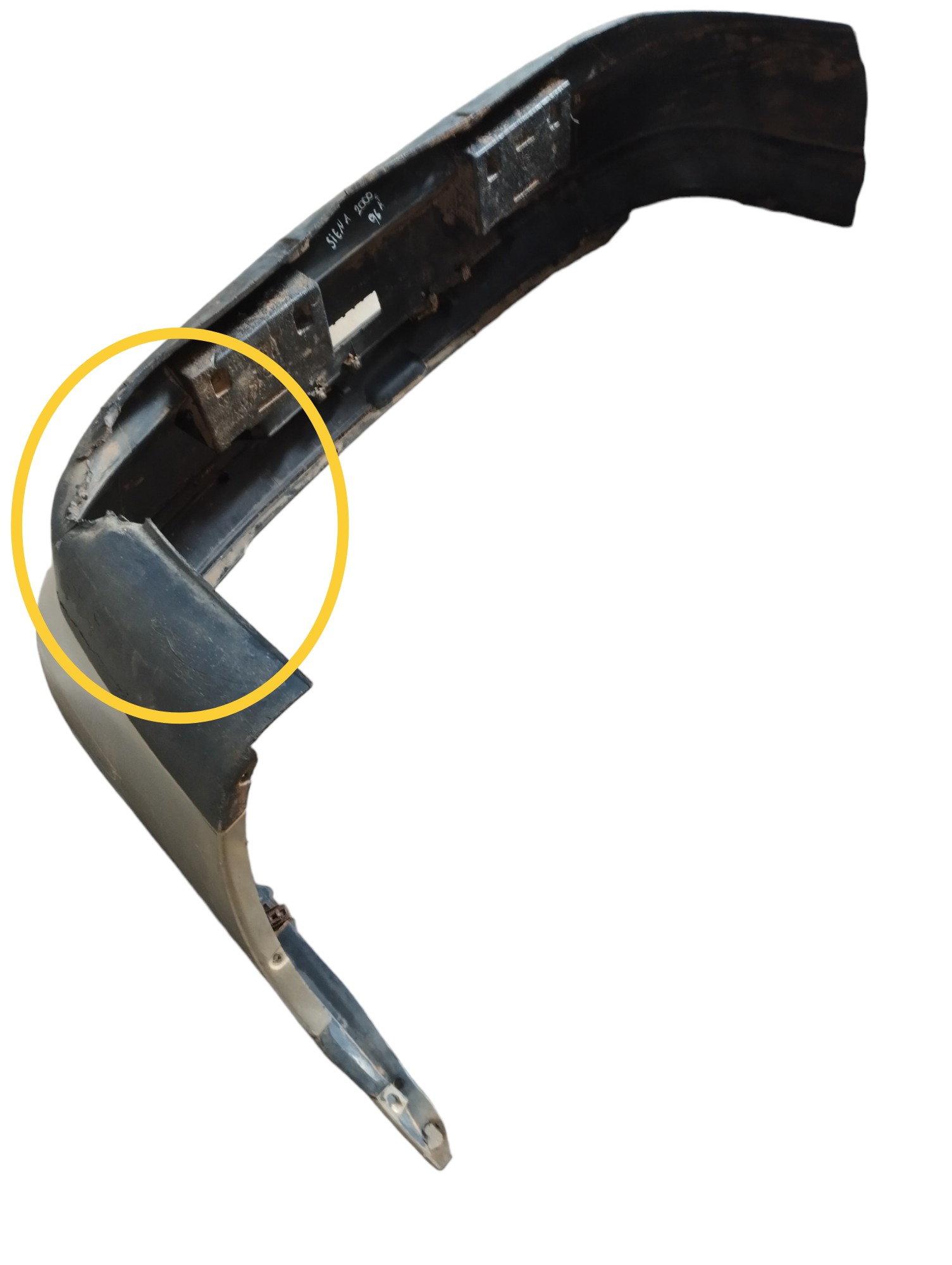Para Choque Traseiro Fiat Siena  1.6 1995 1996 1997 1998 7