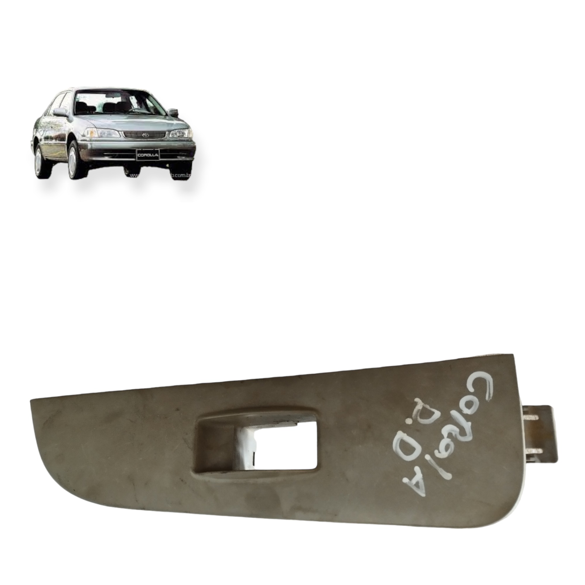 Moldura Botão Vidro Elétrico Toyota Corolla 1.8 Gasolina