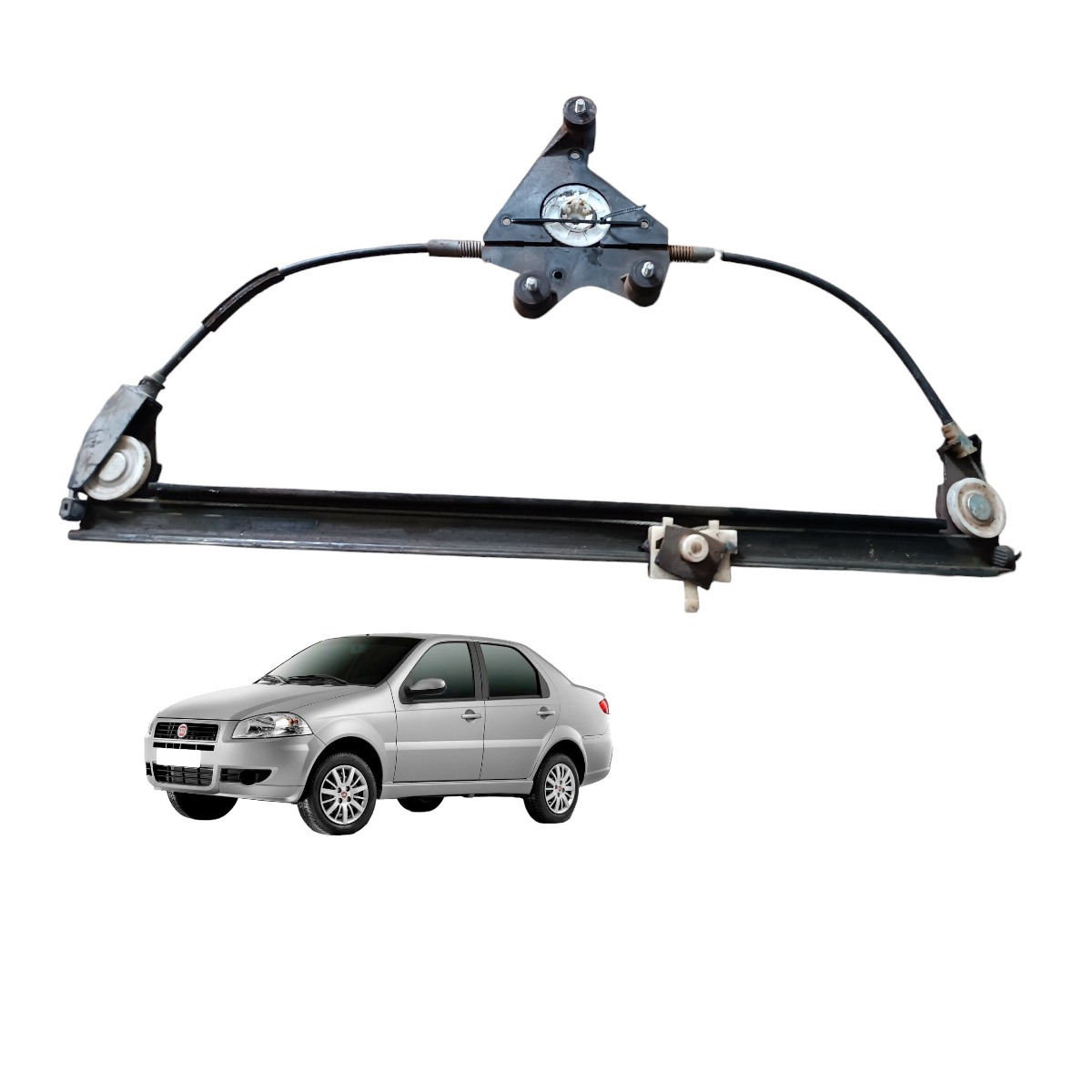 Máquina Vidro Elétrica Dianteira Direita Siena 2009 2012 1