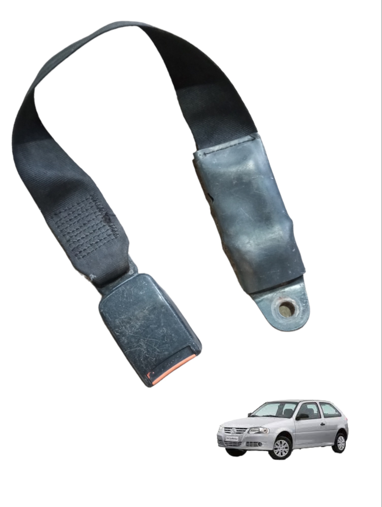 Engate cinto segurança traseiro VW Gol G4 2002 2003 2004
