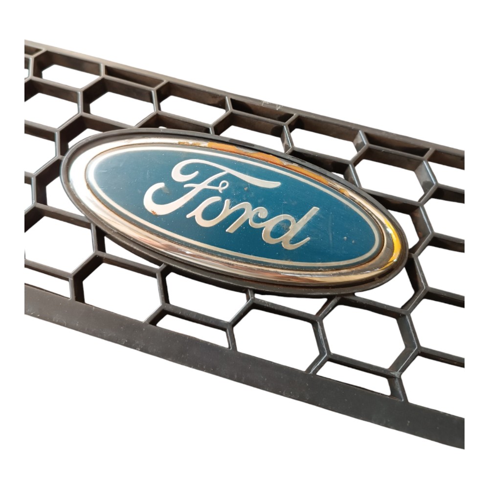Grade Frontal Radiador Ford Ecosport 9n158200ba 2004 2007 Preta Plástico 4
