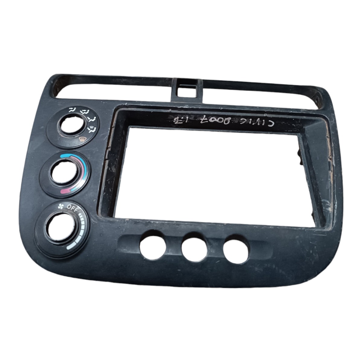 Moldura Central Multimídia Painel Honda Civic 2008 2009 2010 9