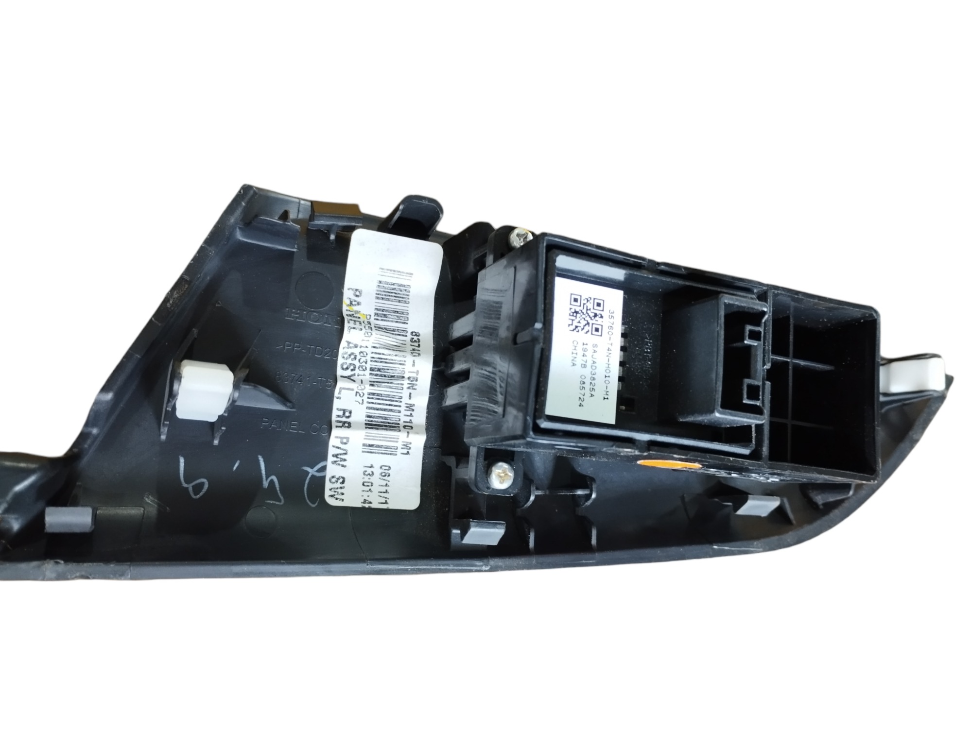 Moldura Com Botão  Traseira Direita Honda Fit 1.5 2014 2015 9
