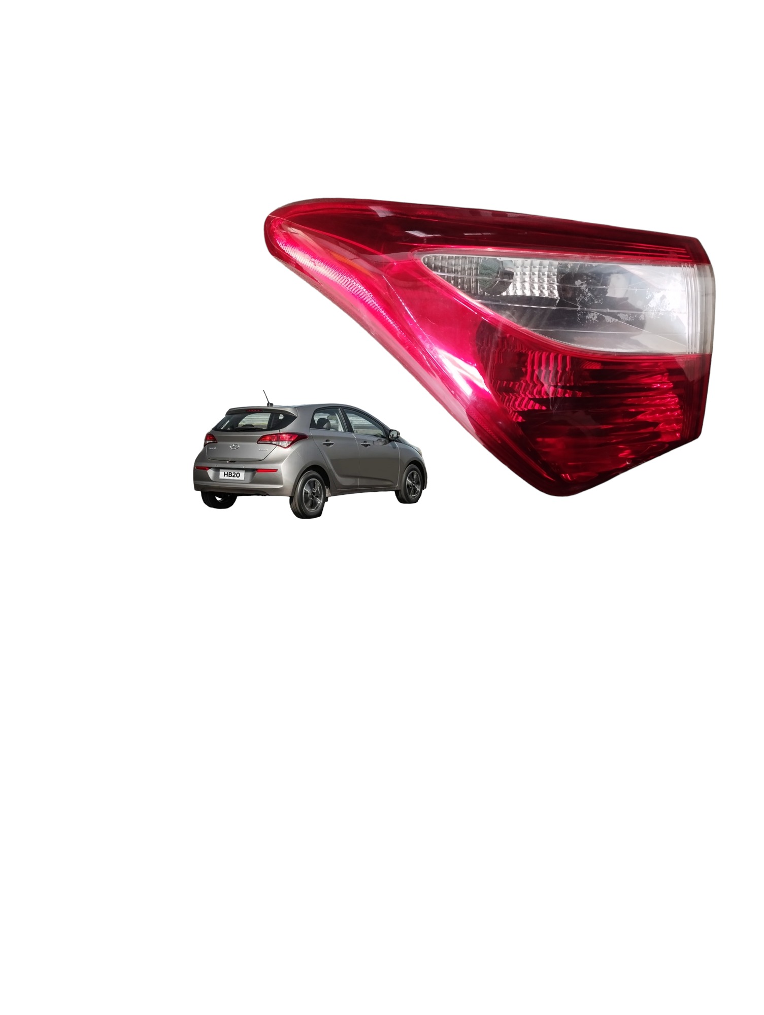 Lanterna Traseira Esquerda Hyundai Hb20 2016 2019 924011s0 Esquerdo Vermelho 1
