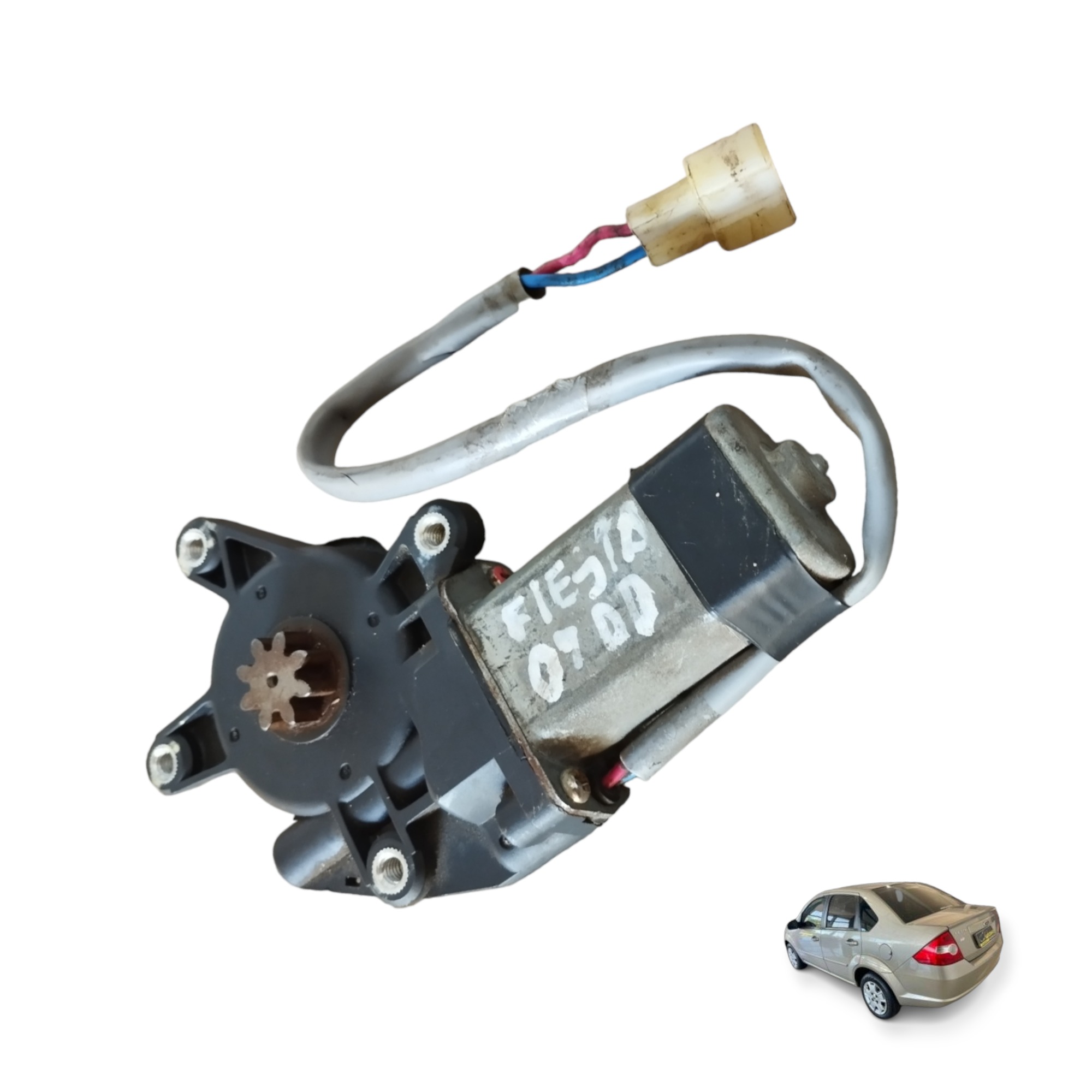 Motor Maquina De Vidro Dianteira Direita   Ford Fiesta 2007 1