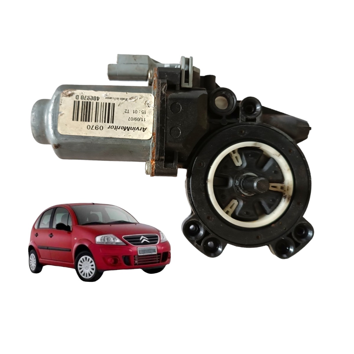 Motor Máquina Vidro Dianteiro Direito Citroen C3 2008 2010 1