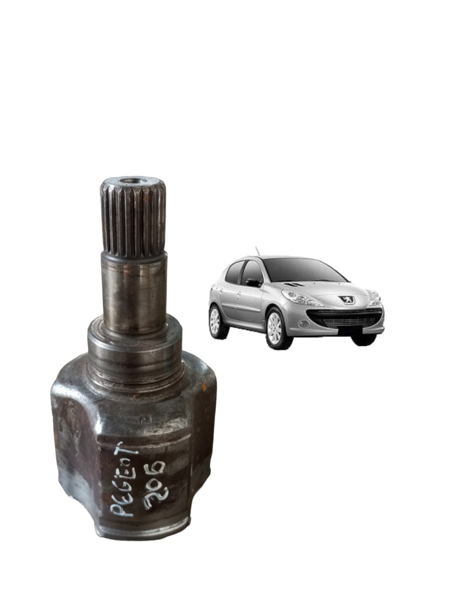 Tulipa Câmbio Dianteira Direita Peugeot 206 1.4 Flex 2007