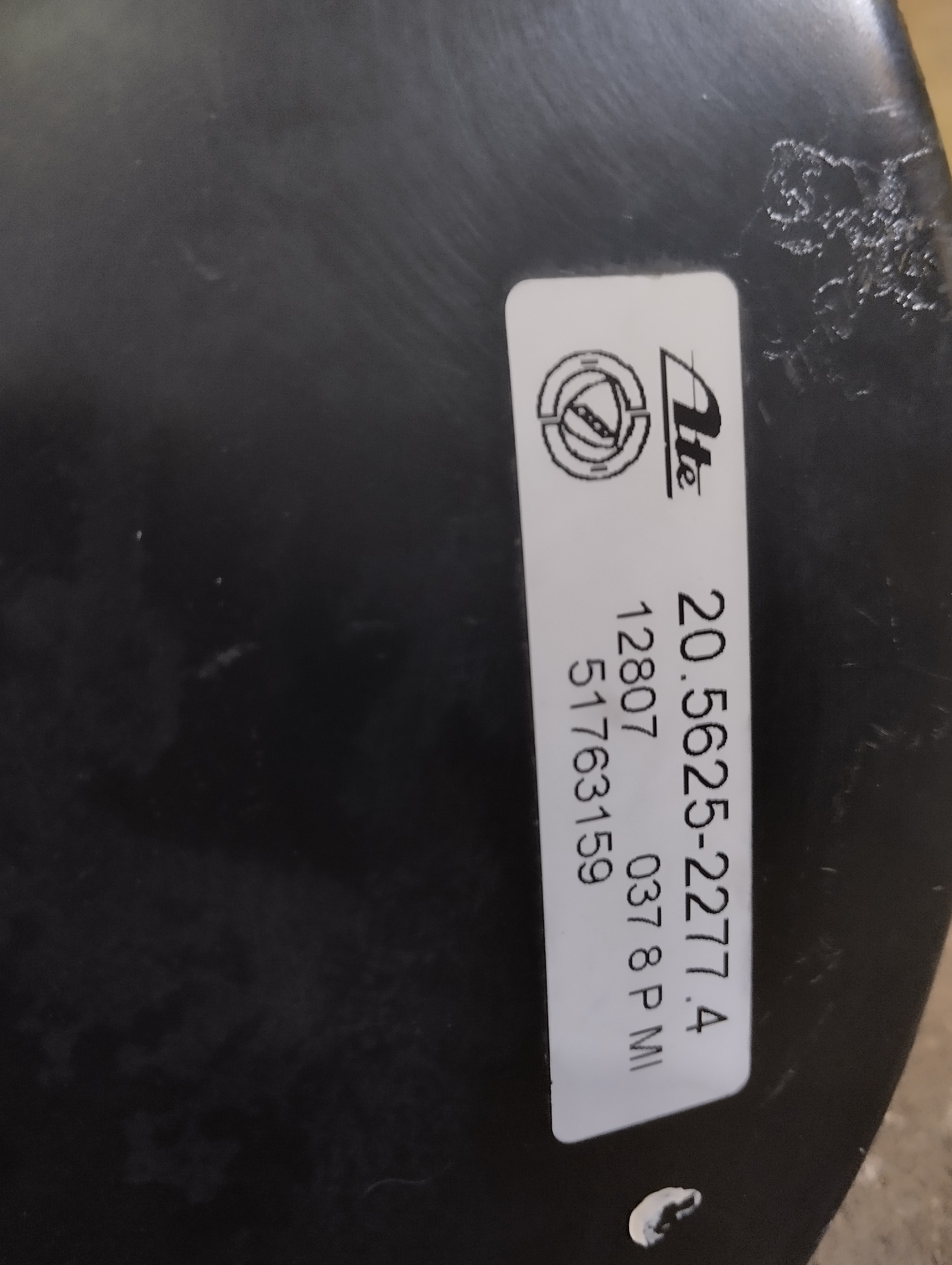 Hidrovácuo servo freio fiat punto 2007 a 2014 51763159 9