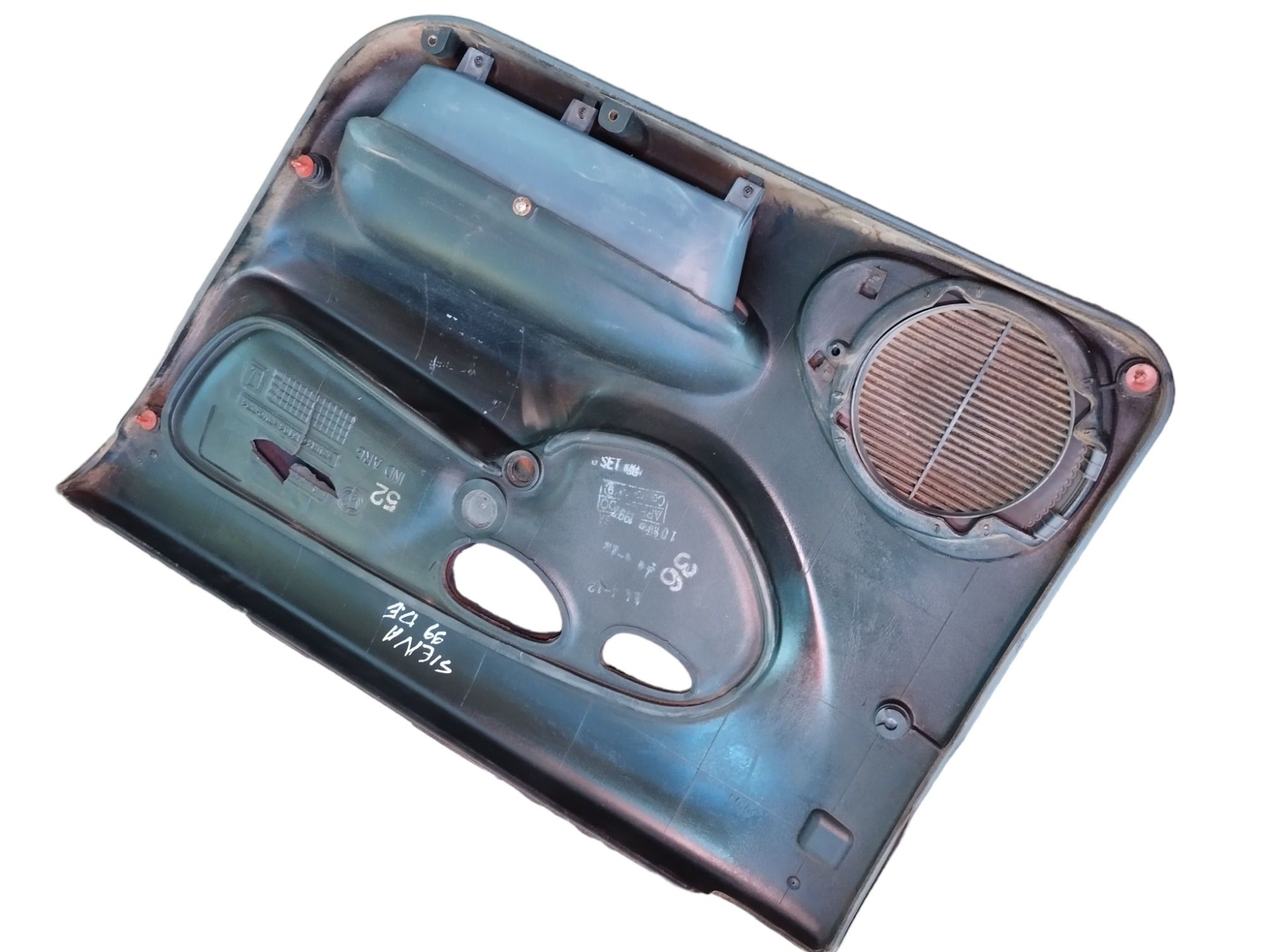Forro De Porta Dianteira Esquerda Fiat Siena 1.0 1999  Cinza 7