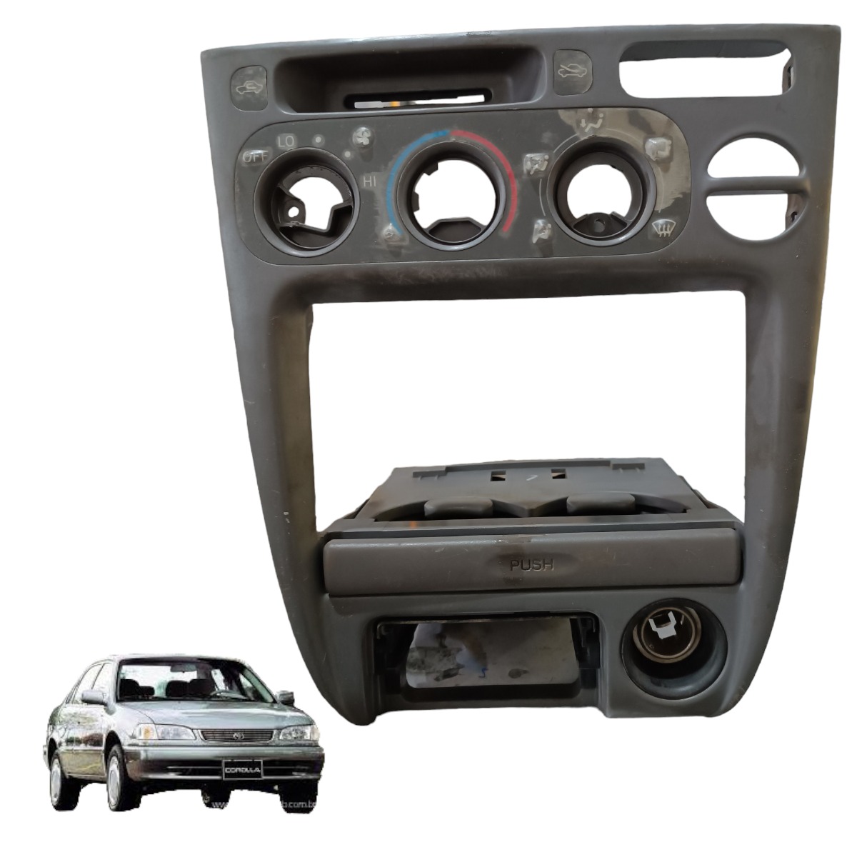 Moldura Central Painel Toyota Corolla 1998 2001 5560412030 1