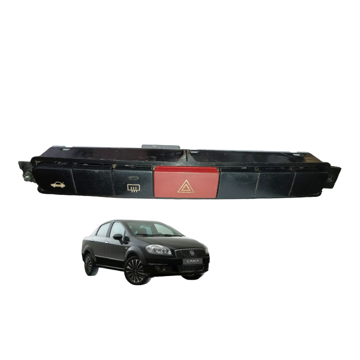 Botão Pisca Alerta Desembaçador Fiat Línea 1.8  2010 2015