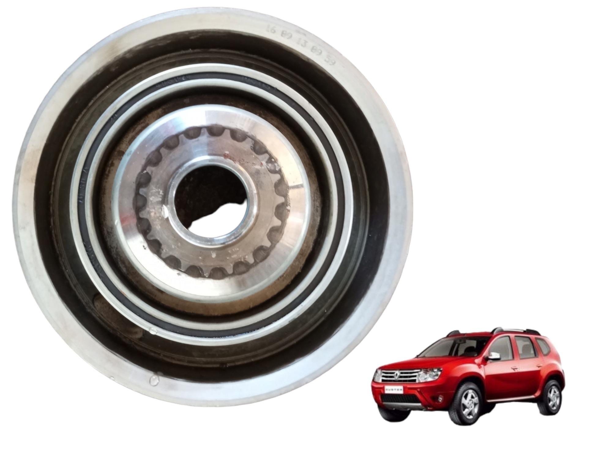 Polia Virabrequim Renault Duster 2.0 2012 2013 2014 2015 1