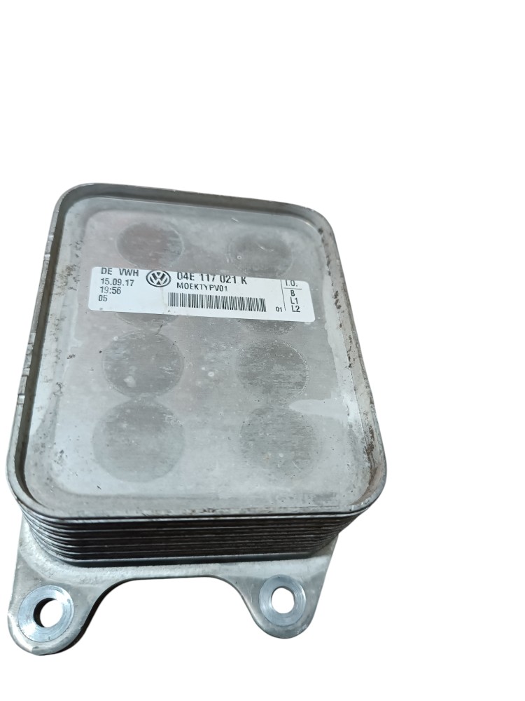Resfriador óleo trocador motor calor Audi tsi 1.0 vw 2018 5