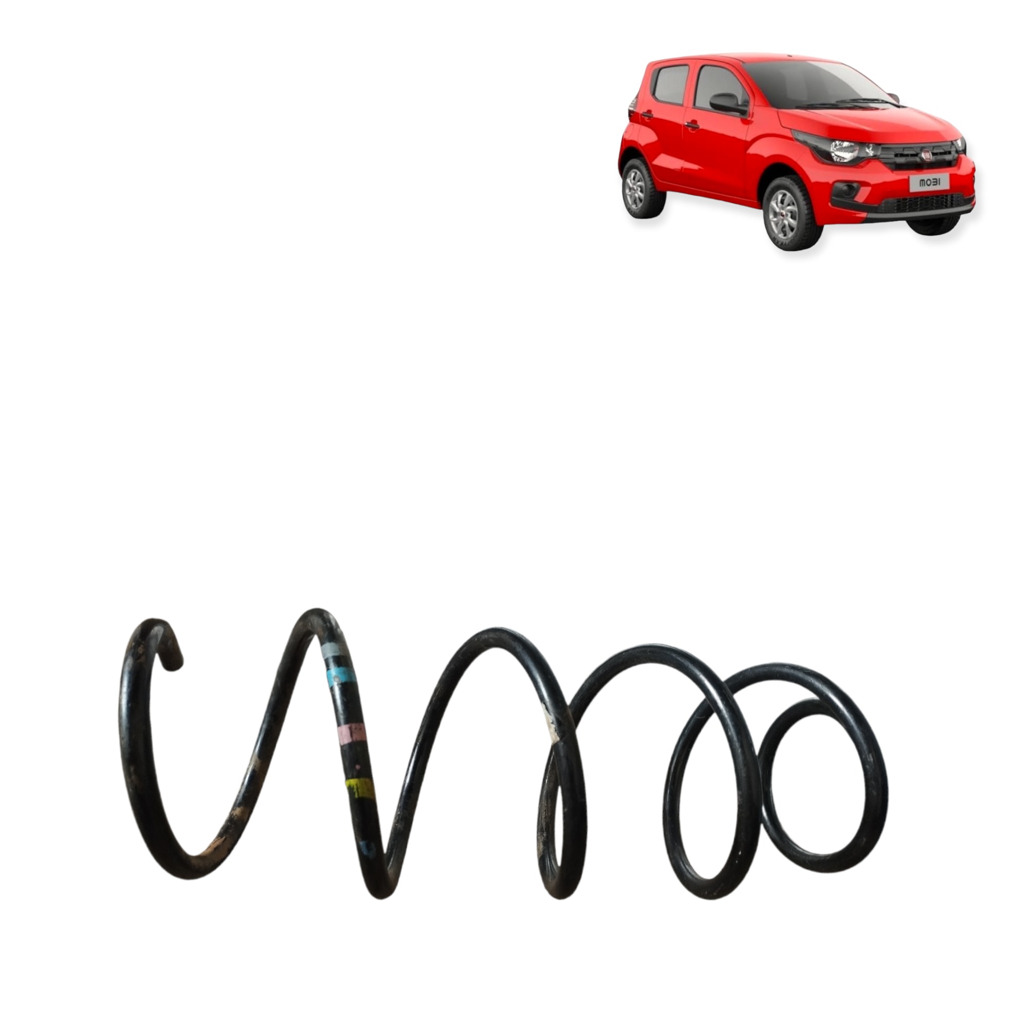 Mola traseira Fiat Mobi 1.0 4ccv Flex 2016  2017  2018 2019 1