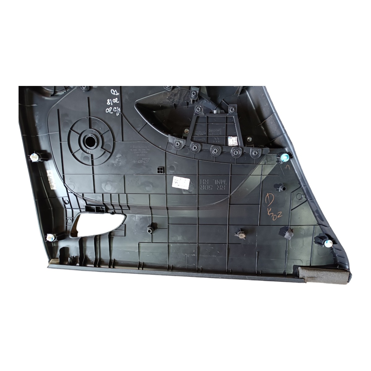 Forro Porta Traseira Direita Hb20 1.0 2016 2019  83320-1s000 Preto 8