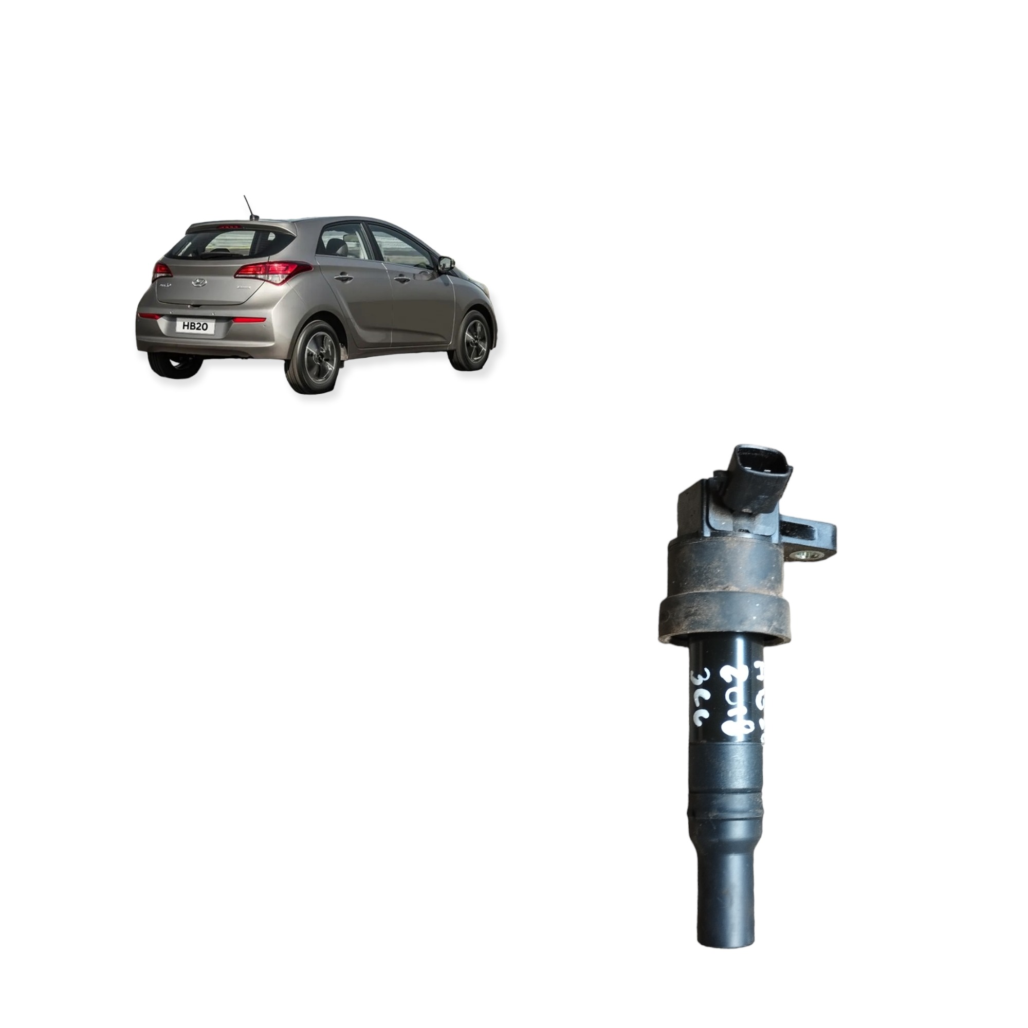 Bobina Ignição 1.0 Original Hyundai Hb20 2011 A 2022  3cc