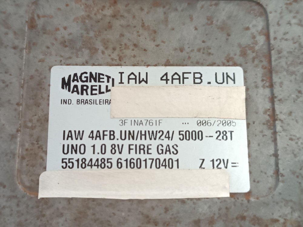 Modulo Injeção Fiat Uno Fire Mille 1.0 55184485 2000 2001 6