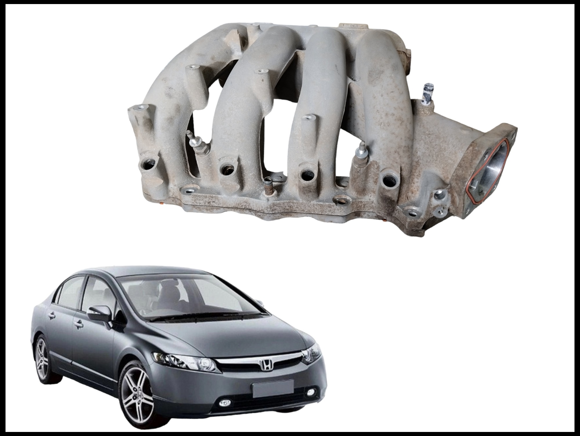 Coletor Admissão Honda Civic 7m19n020 1.8 Flex 2007 2008