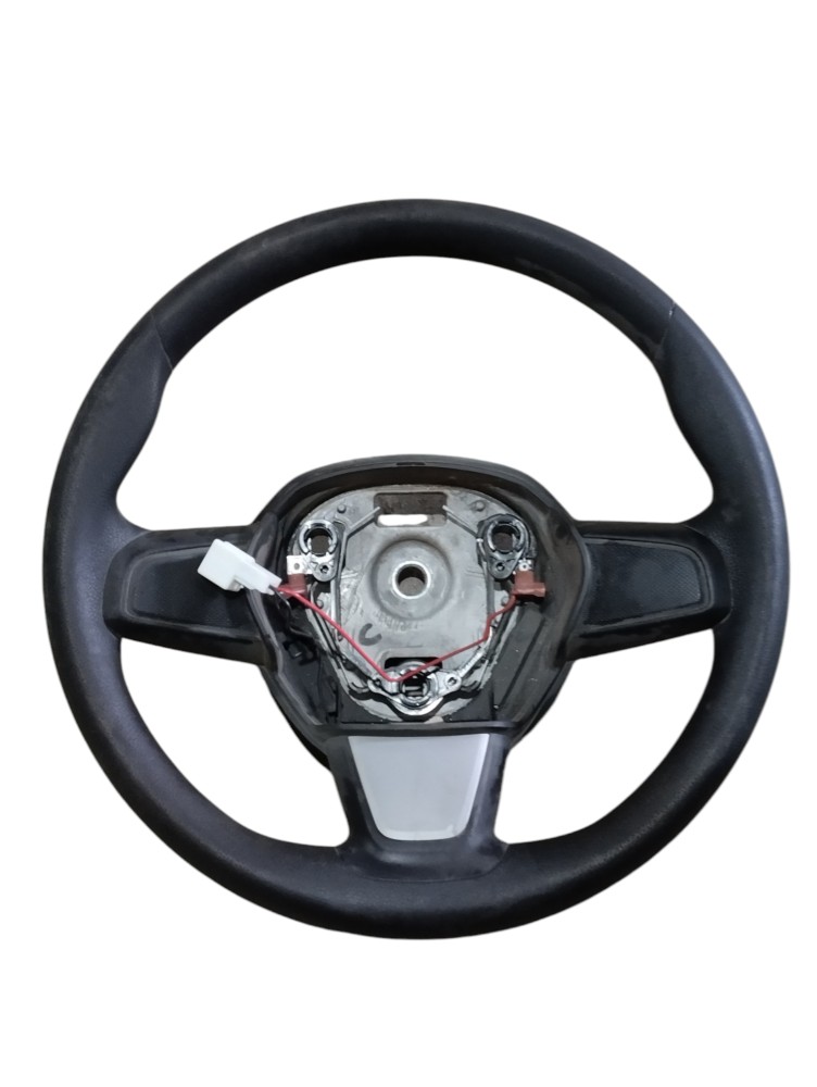 Volante Direção Renault Kwid 2019 2020 2021 2022 2023  Preto Cinza 2
