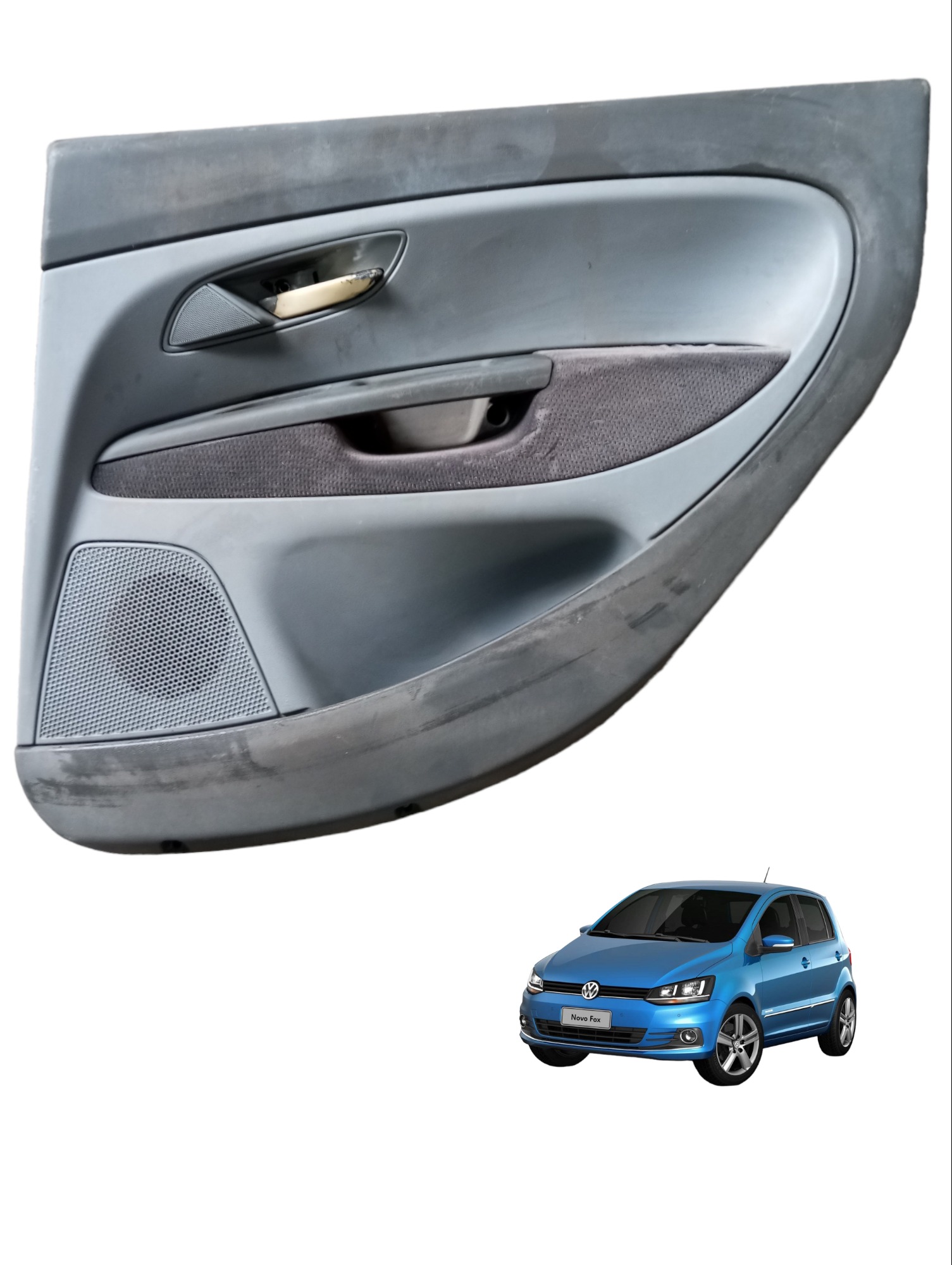 Forro Porta Traseira Direita Vw Fox 1.6 2016 A 2020 5z48672 1
