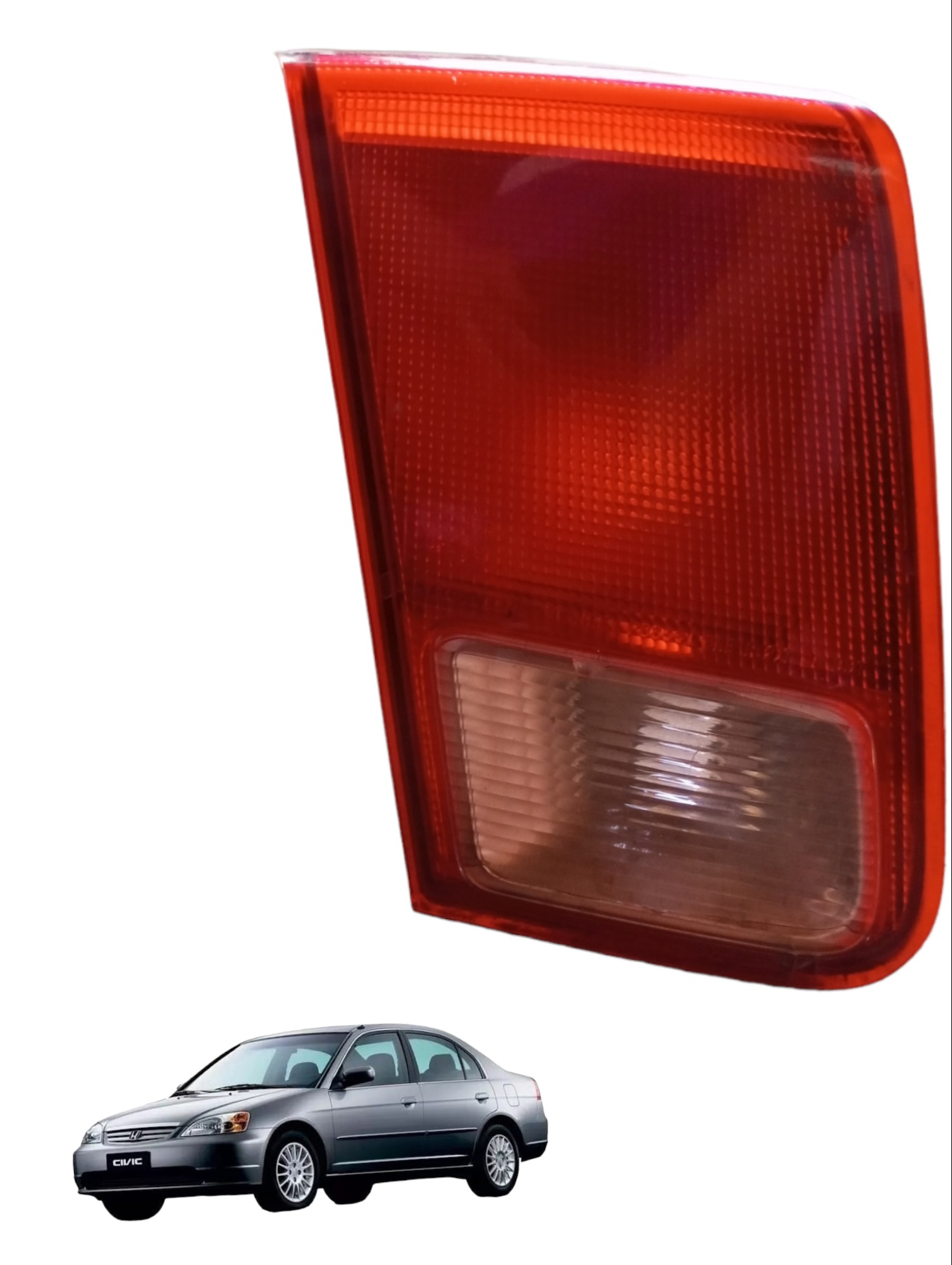 Lanterna Tampa Traseira Esquerda Honda Civic 2001 2002 2003 1