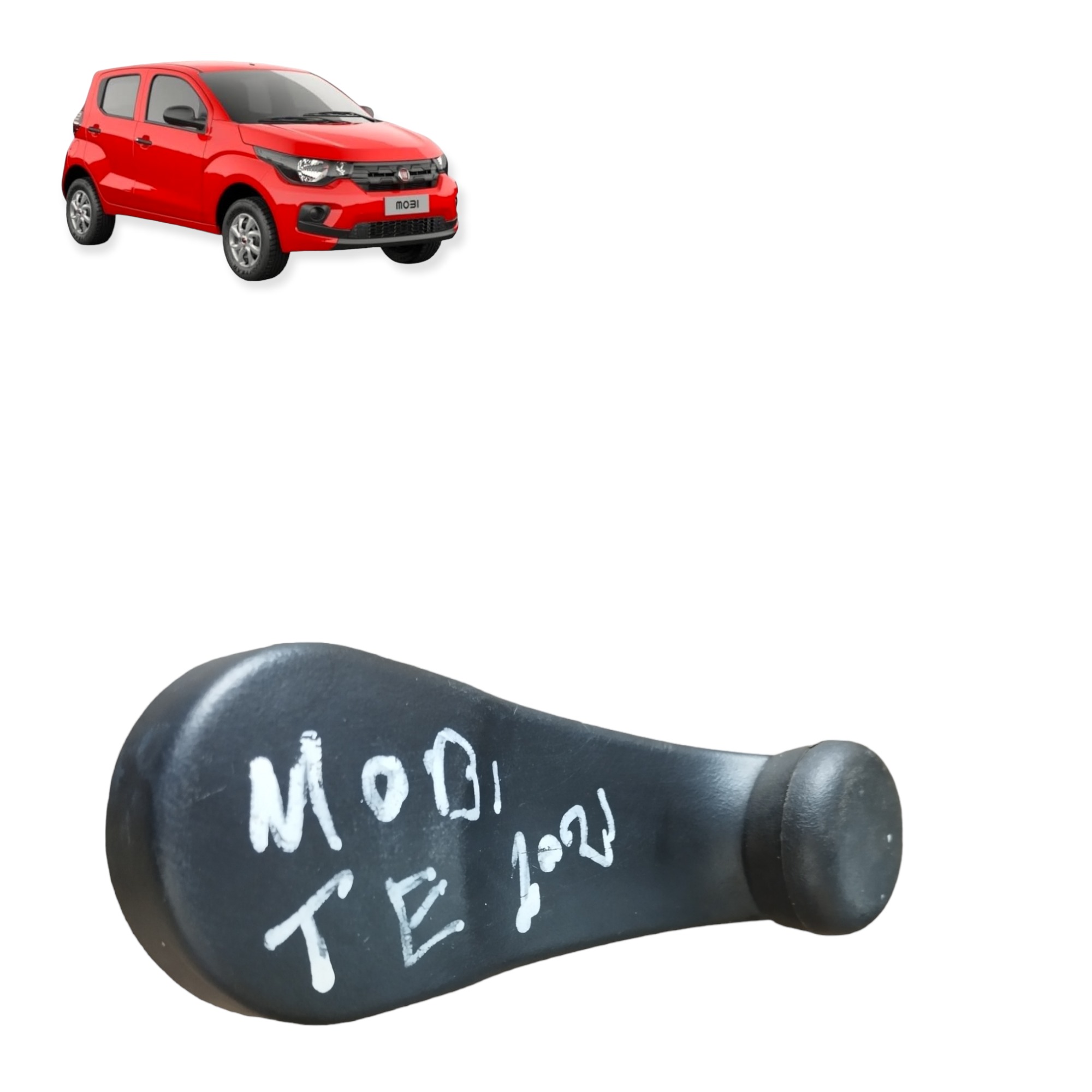Manivela Vidro Traseira Esquerda Fiat Mobi 2016 2017 2018 19 1