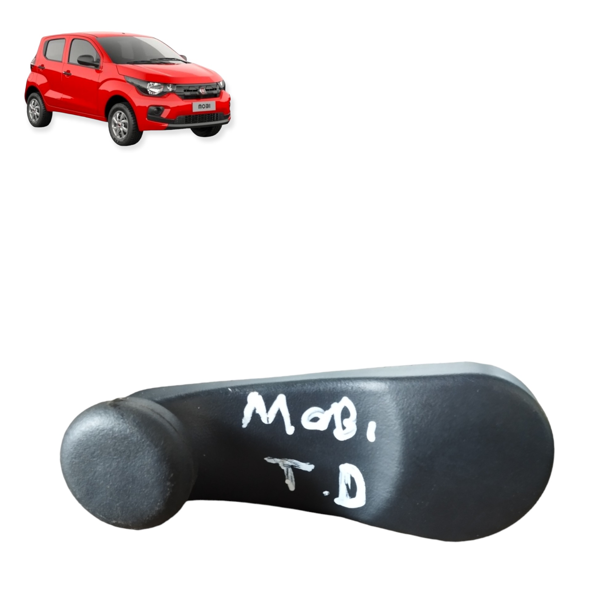 Manivela Do Vidro Fiat Mobi Traseira Direita 1.0 4cc Flex 1