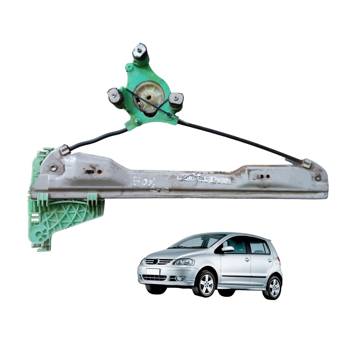 Máquina Vidro Elétrico Traseira Esquerda Fox 1.0 2005 2009 1