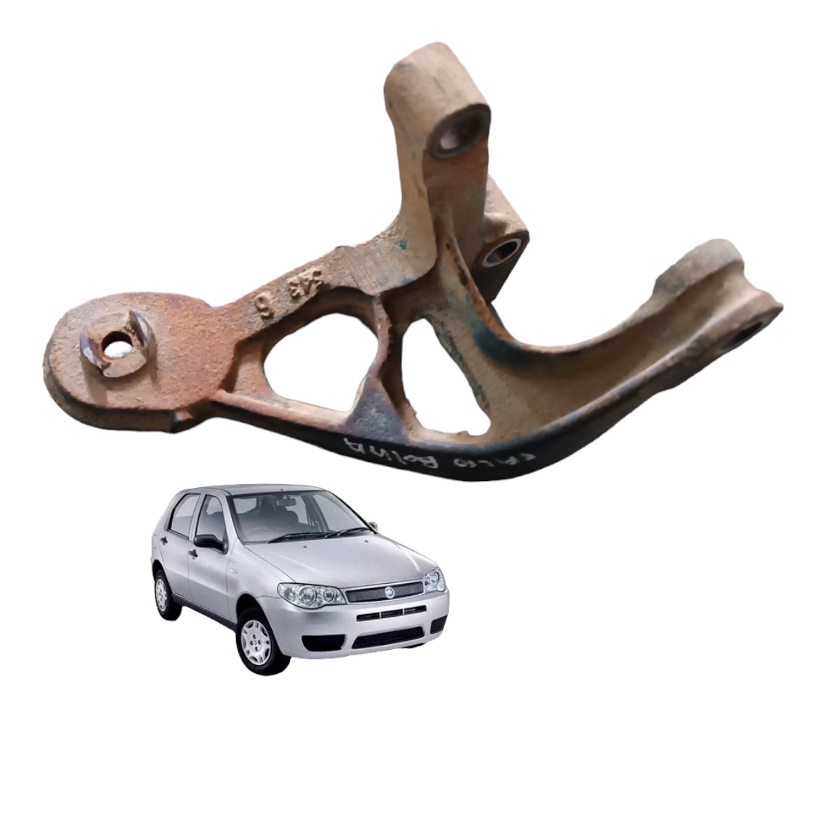 Suporte Traseiro Coxim Câmbio Fiat Palio 1.0 2005 2006 2007