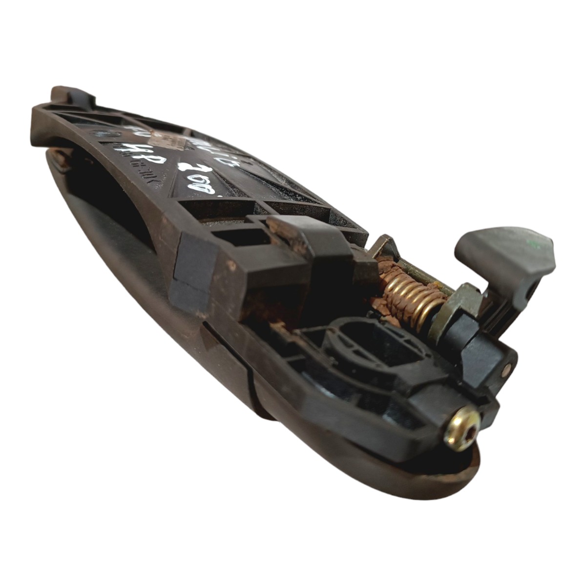 Maçaneta Externa Traseira Direita Fiat Palio 1.0  2005 2012 Preto Traseira 4