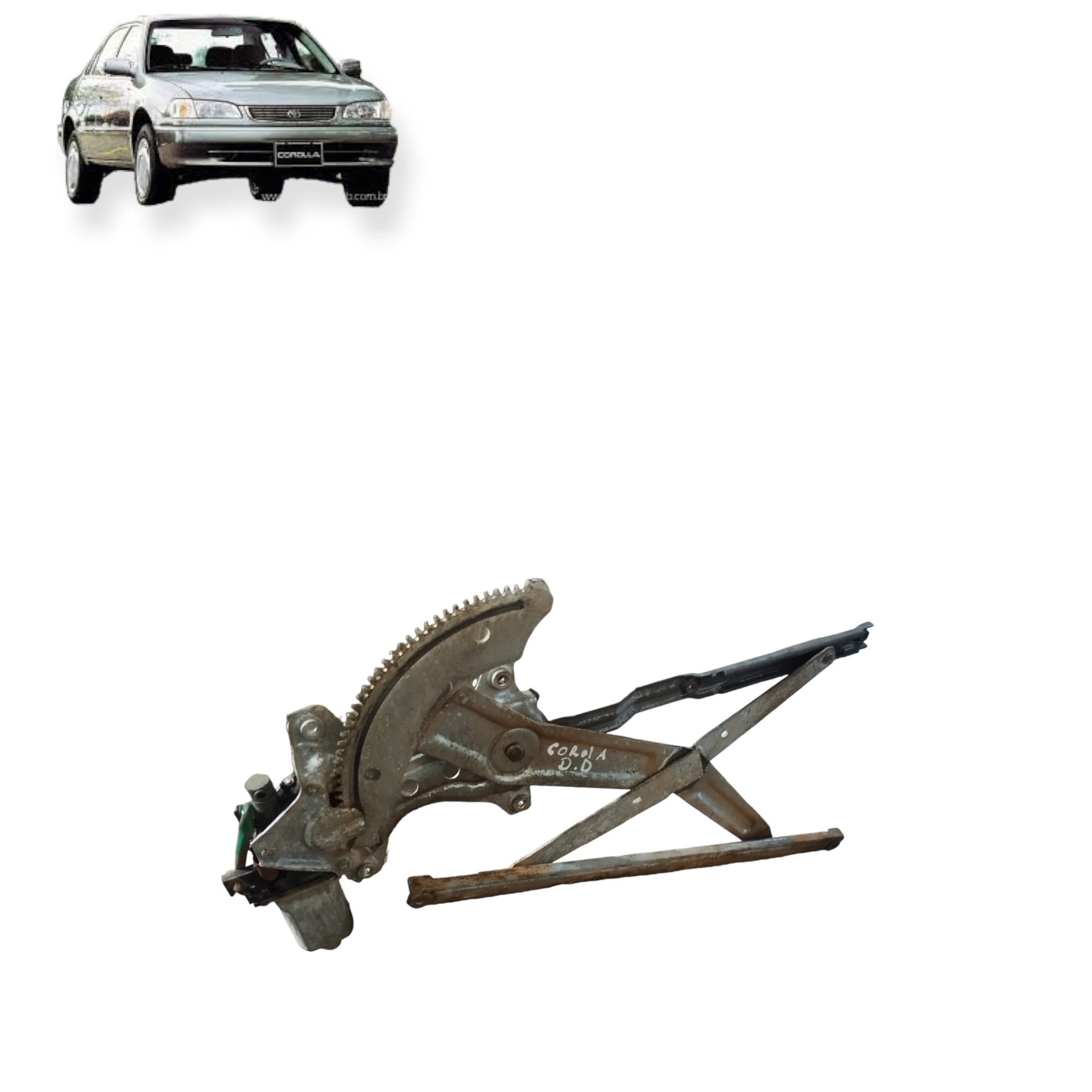 Maquina Vidro Dianteiro Direito Corolla 1.8 1998 A 2001 2