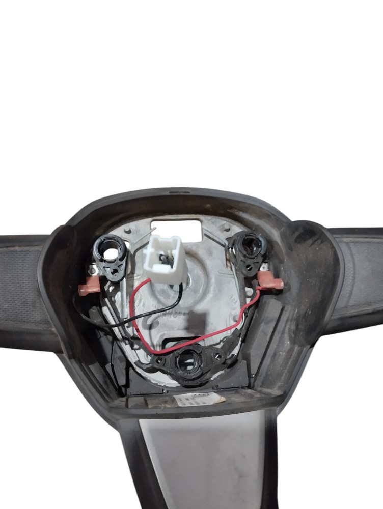 Volante Direção Renault Kwid 2019 2020 2021 2022 2023  Preto Cinza 6