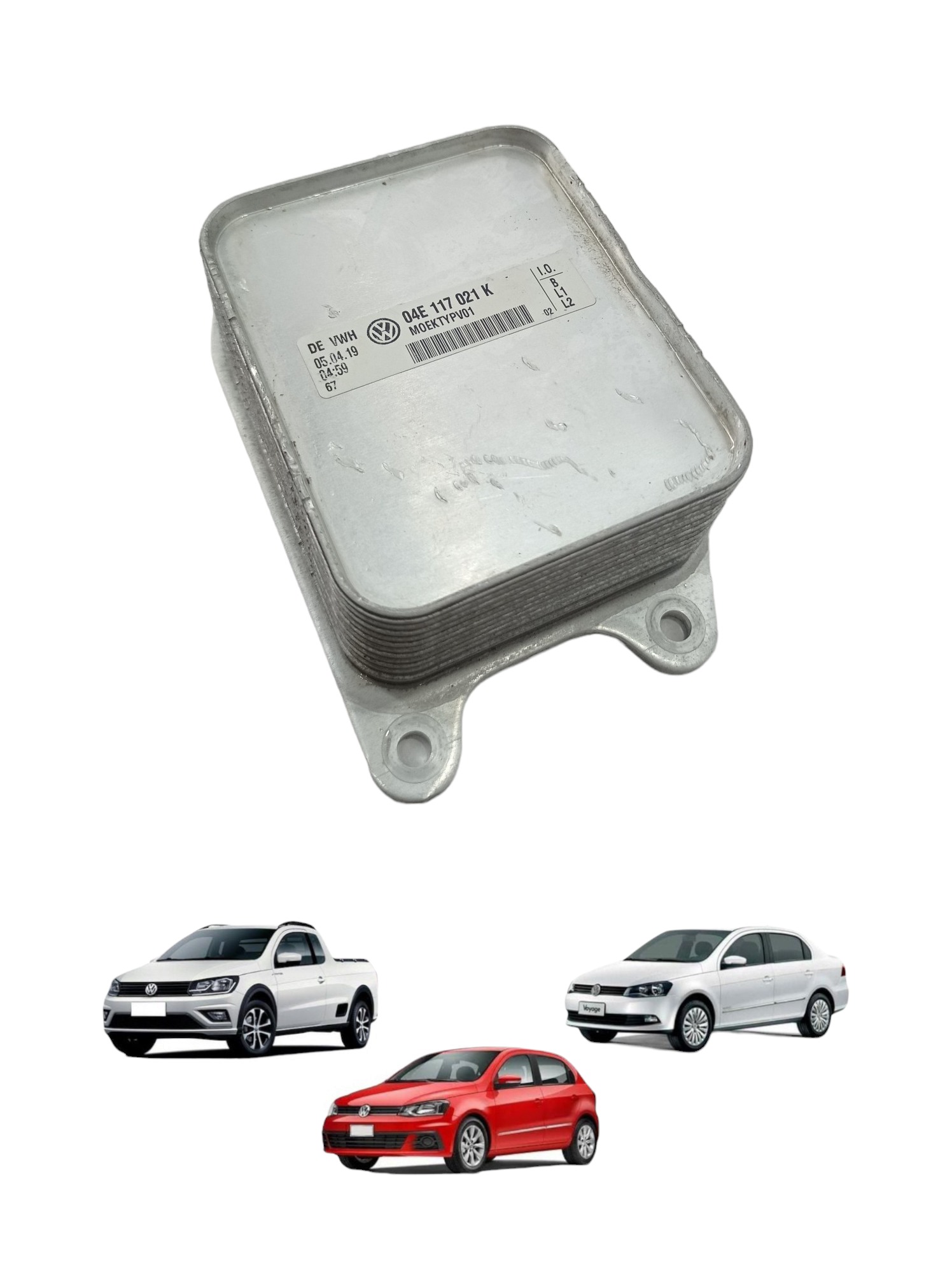 Resfriador Trocador Vw Gol Voyage Saveiro 1.6 G7 G8