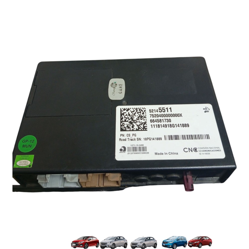 Modulo Interface Radio Gm Onix Prisma Cobalt Spin Cruze